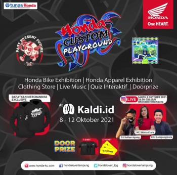 Tunas Honda Bersama Jaringannya NSS Kedaton Mengadakan Honda Custom Playground